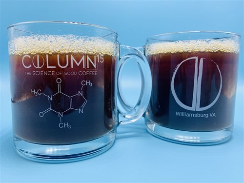 Glass Coffee Mug (13 oz)